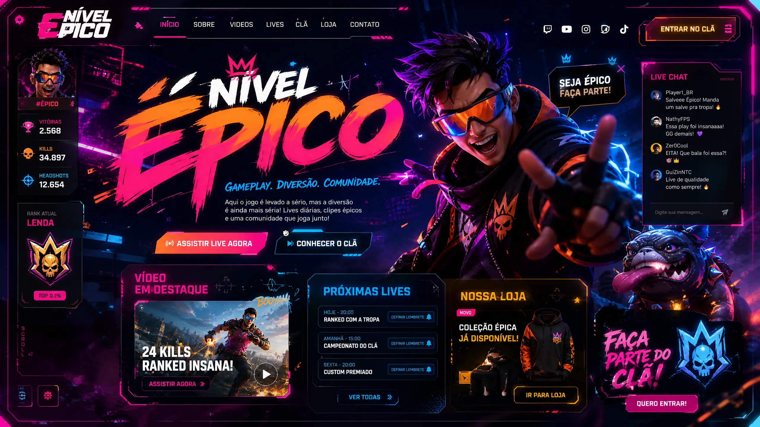 Site Influenciador 5