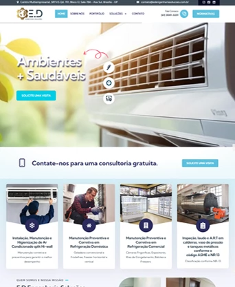 Template de Site para Startups e Tecnologia