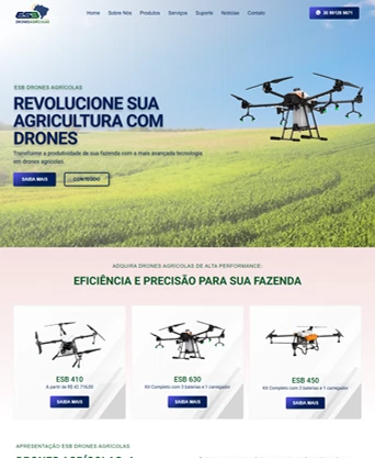 Template de Site Financeiro e Consultoria