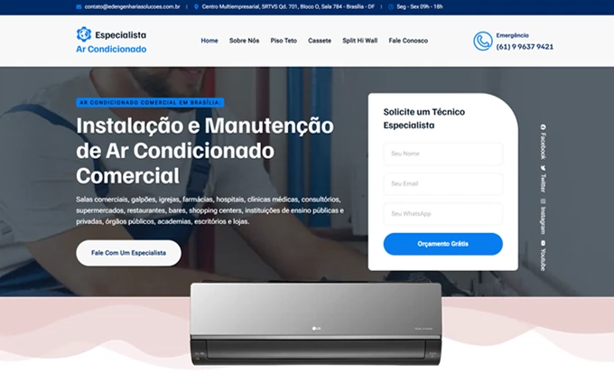 Criação de Sites Profissionais e Landing Pages