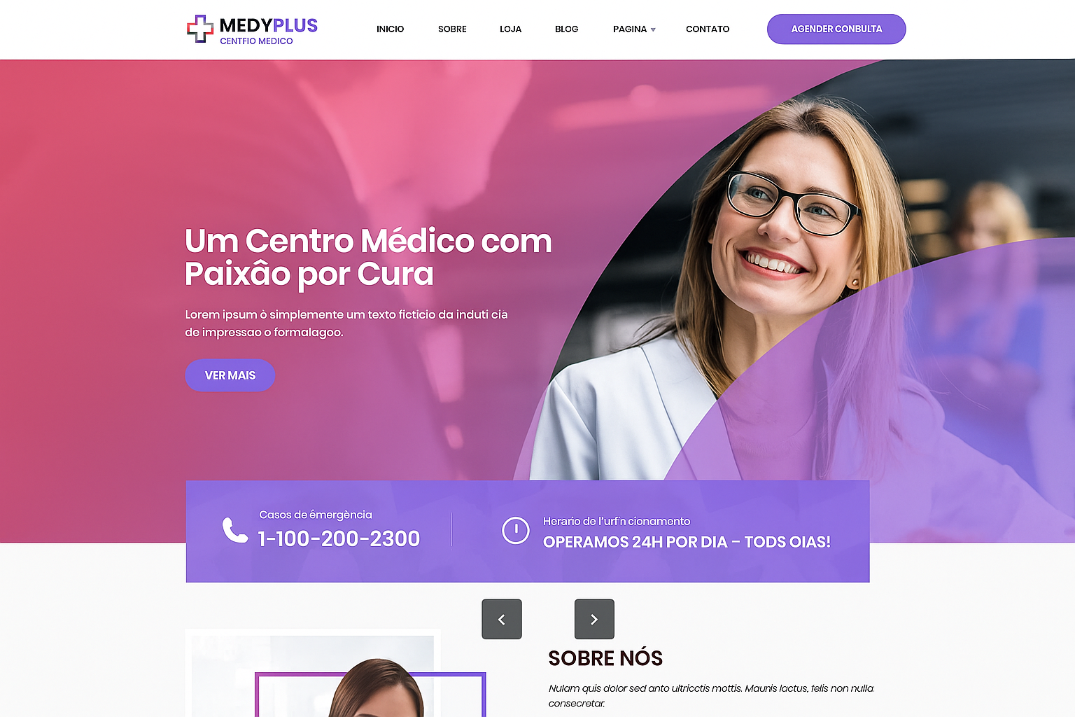 Site profissional por assinatura 35 Clínicas e Consultórios