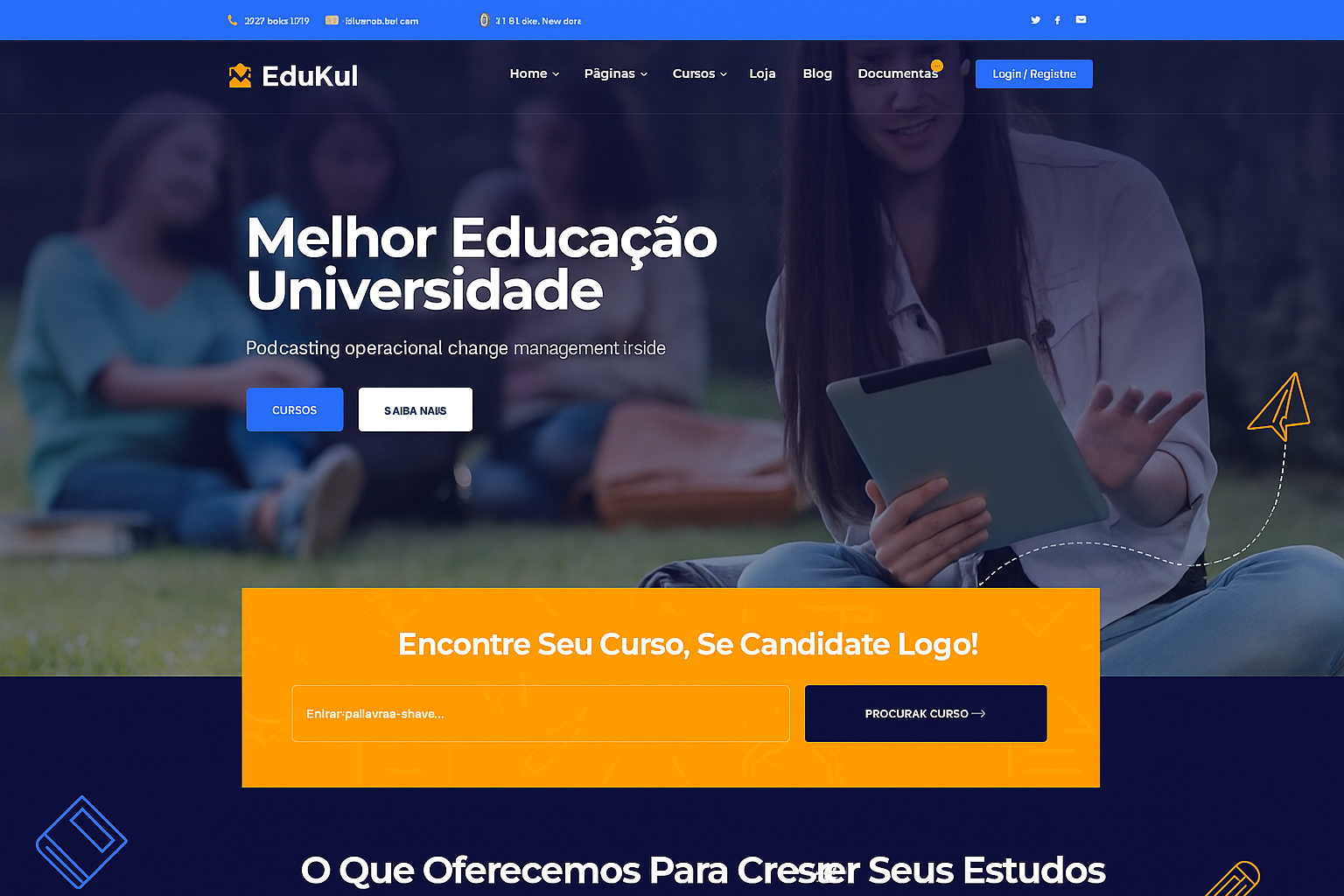 Site profissional por assinatura 36 Cursos e Infoprodutos